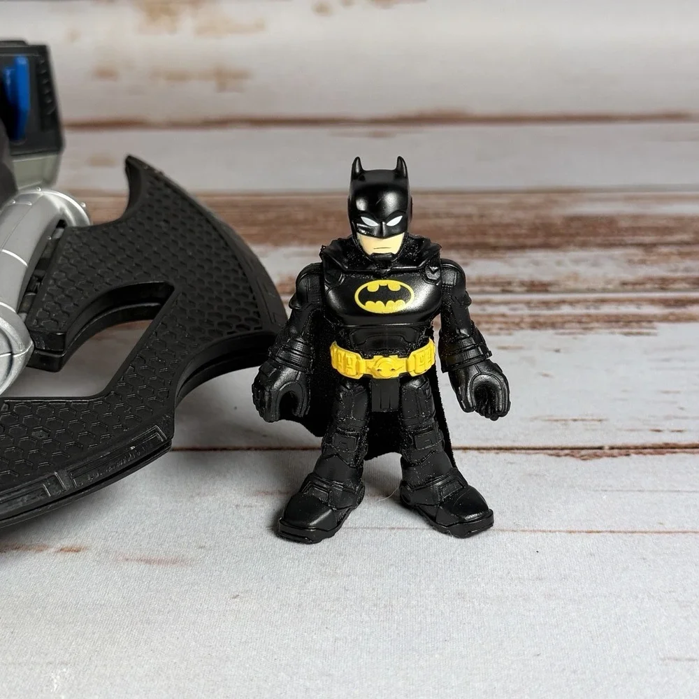 Fisher Price Imaginext DC Comics Batman Toy Figure Batwing Glider Car Vehicle